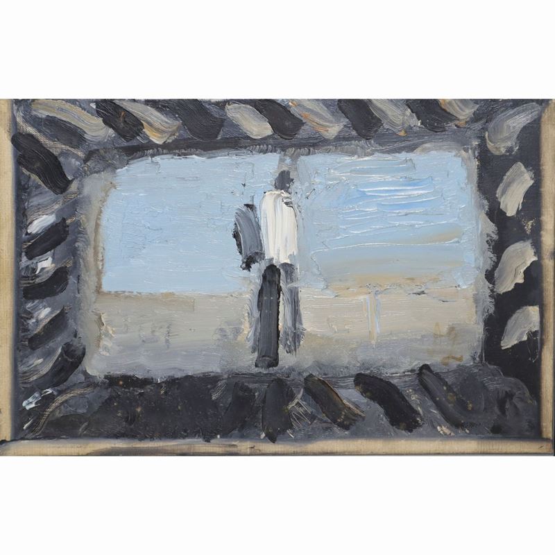 Alberto Gianquinto - Uomo che Guarda il Mare (piero Guccione)