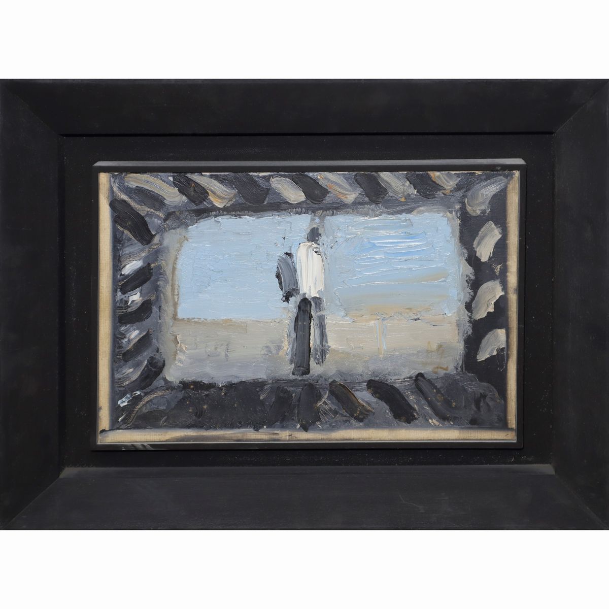 Alberto Gianquinto - Uomo che Guarda il Mare (piero Guccione)