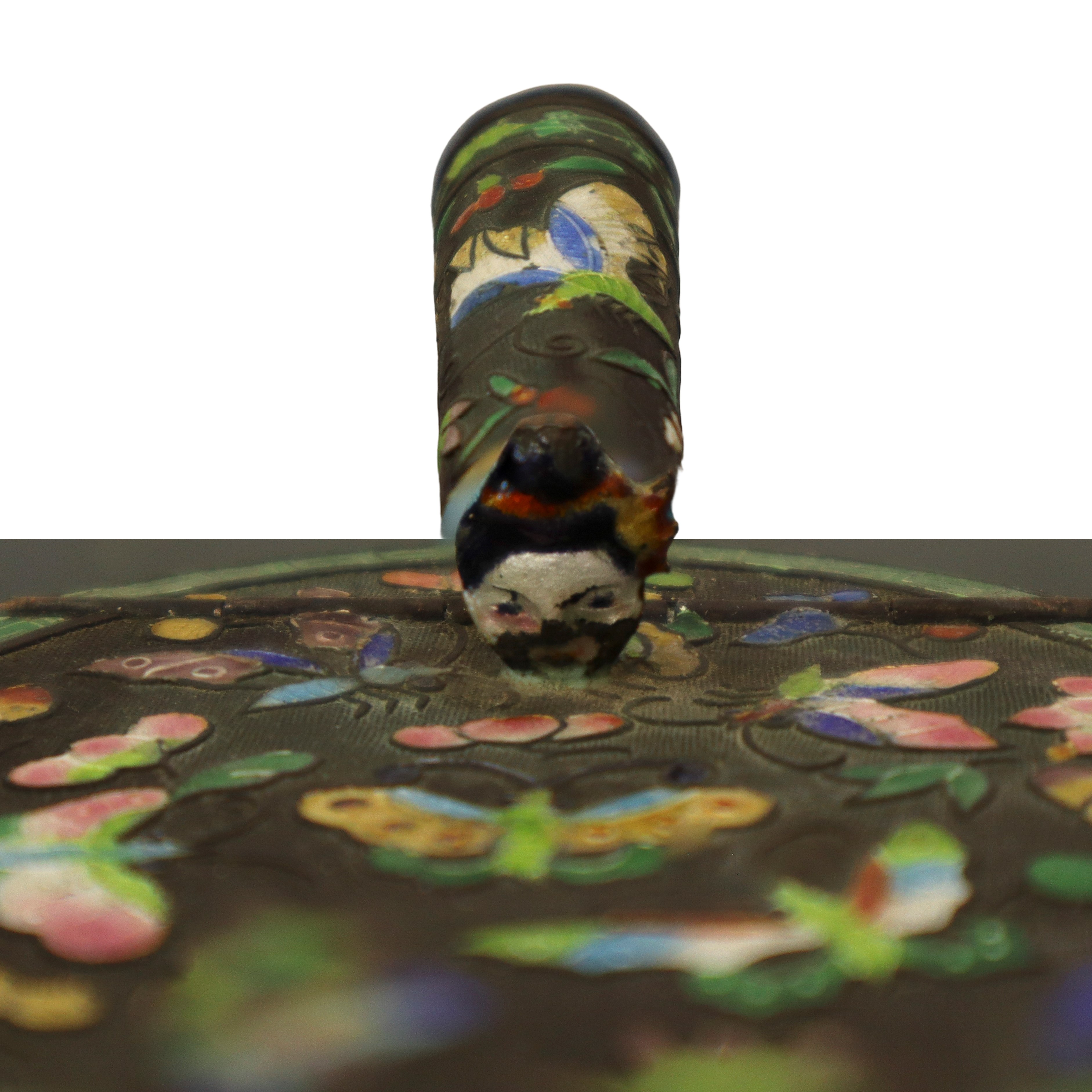 Raccogli briciole con decorazioni smaltate