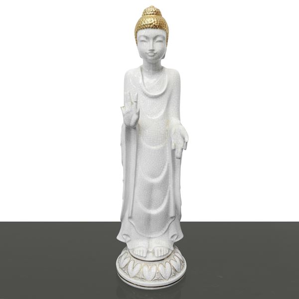 Camillo Ghigo - Buddha in piedi, Manifattura Lenci