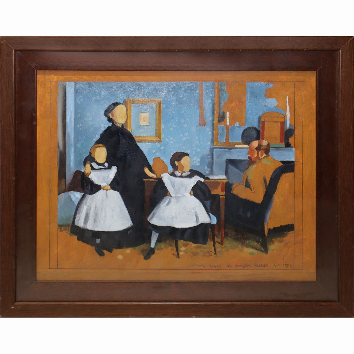 Giuseppe Colombo - D'apres Degas, la Famiglia Belleli