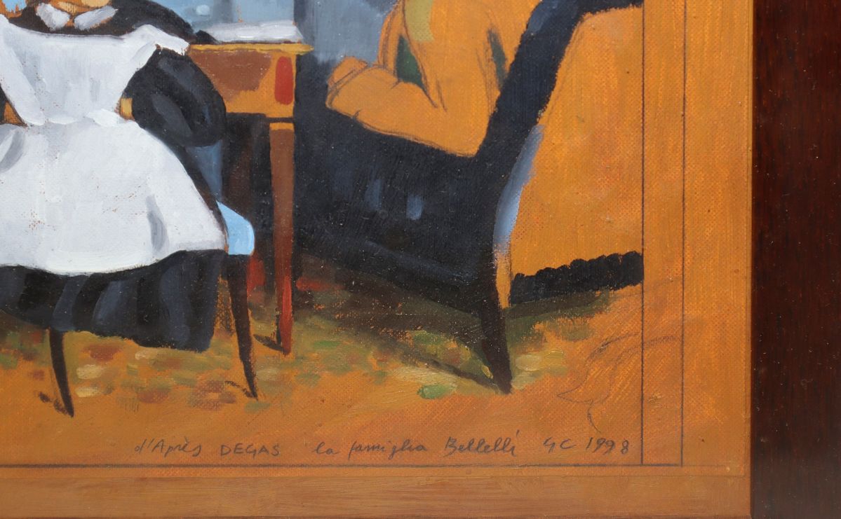 Giuseppe Colombo - D'apres Degas, la Famiglia Belleli