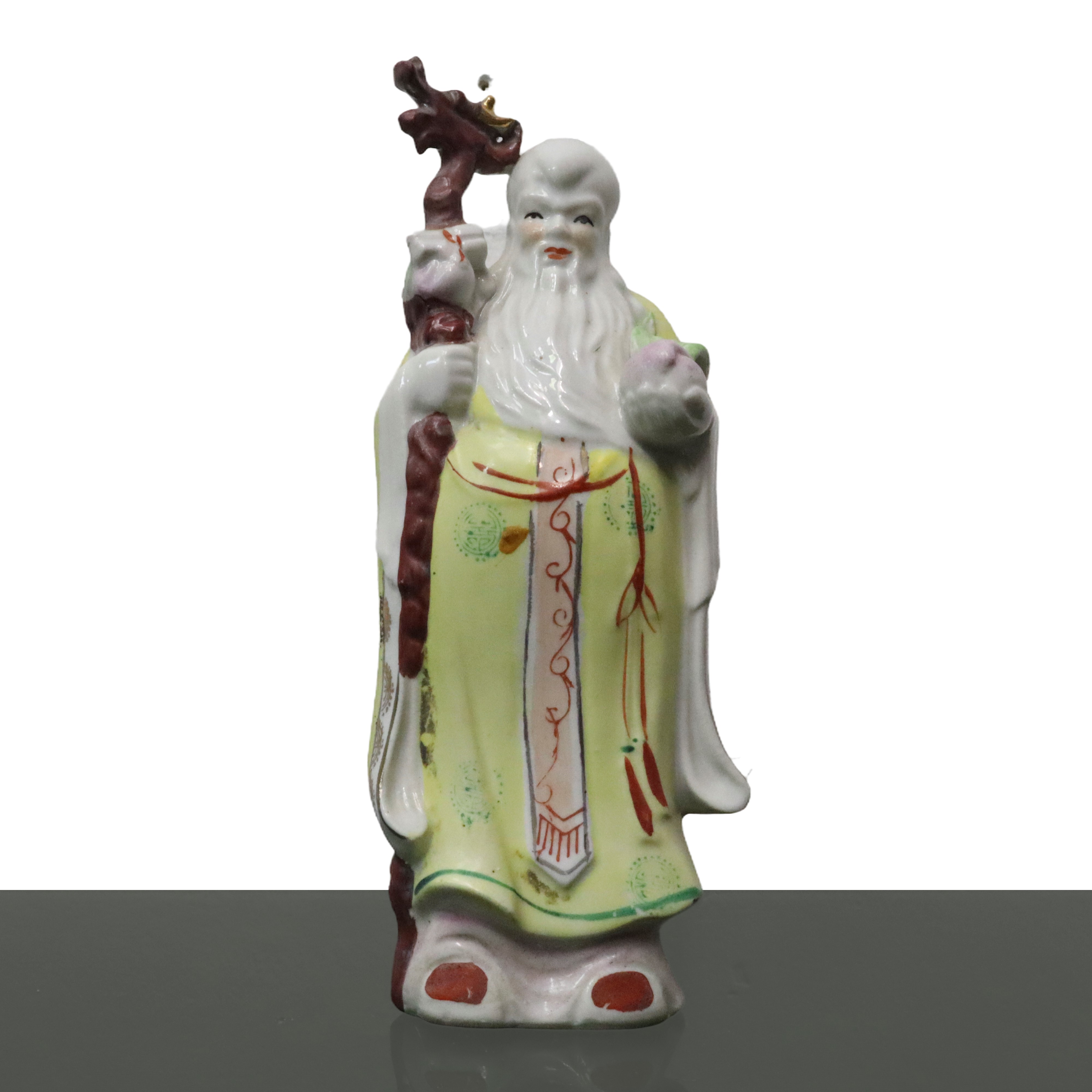 Coppia di Statuette Cinesi in Porcellana