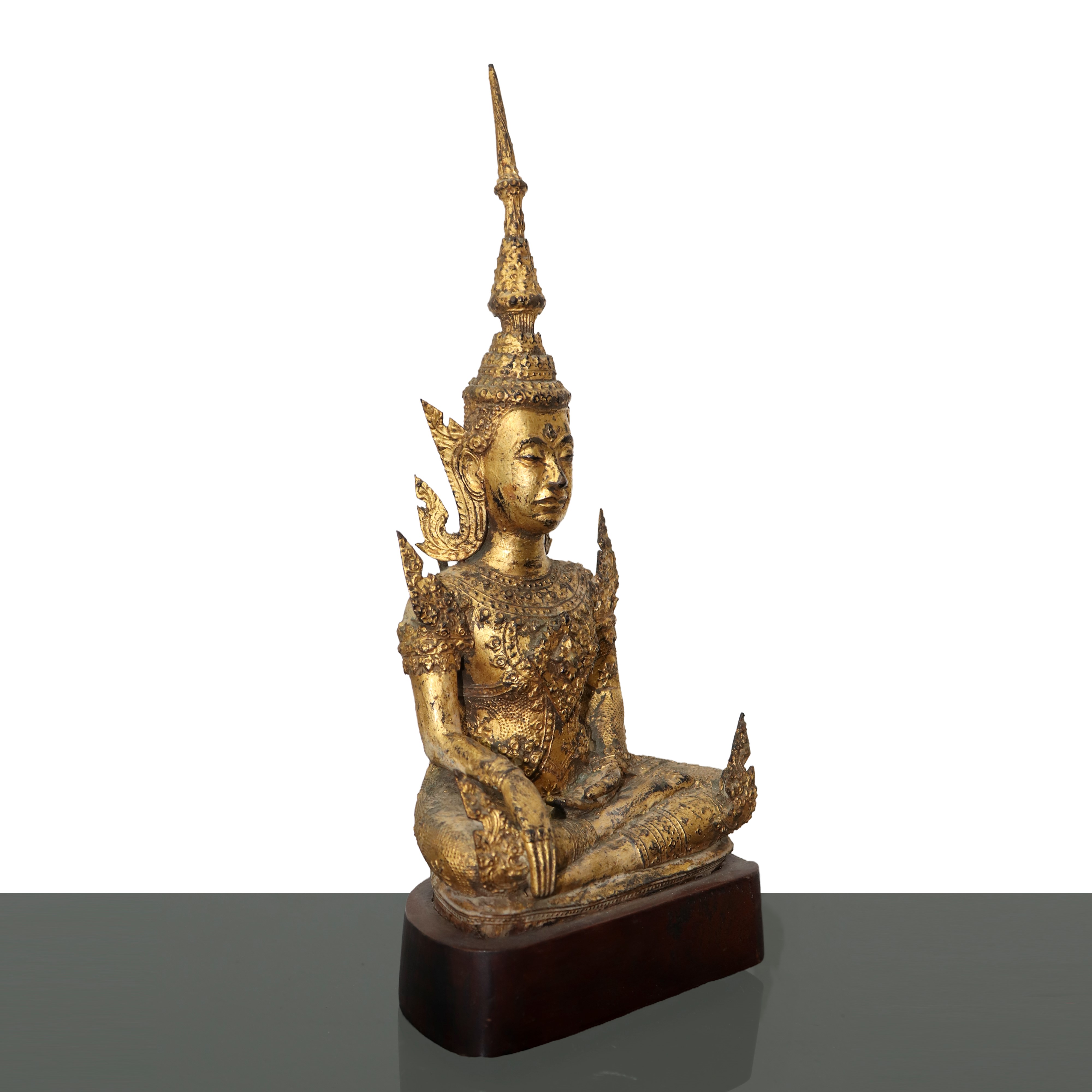 Antica Scultura di Buddha Thailandese