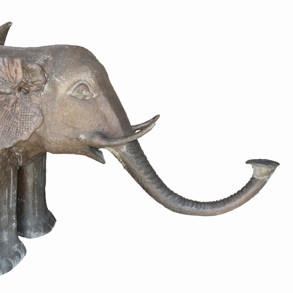 Tano e Nino Brancato - Elefante in Bronzo, Stemma di Catania