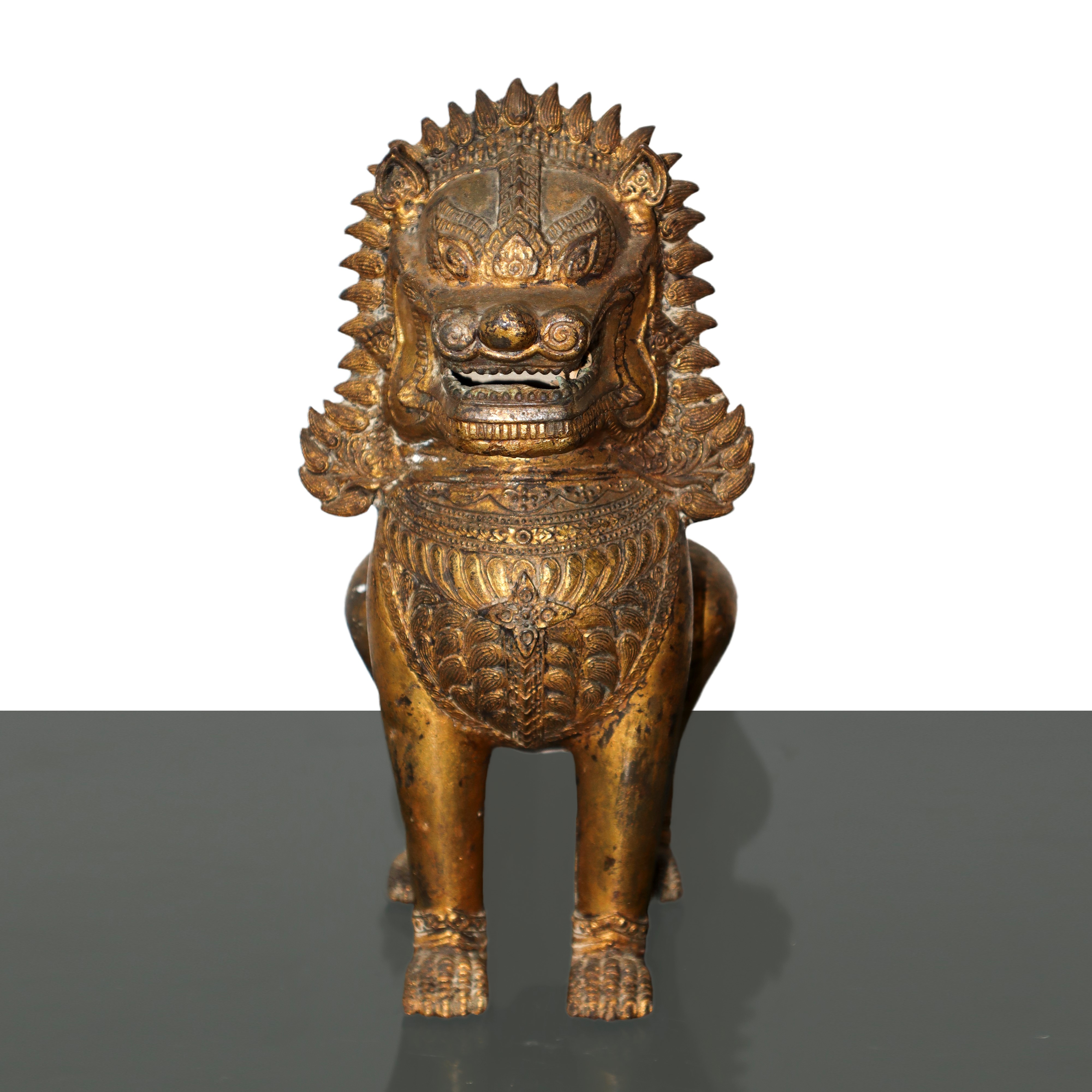 Scultura Orientale di Animale Chimerico