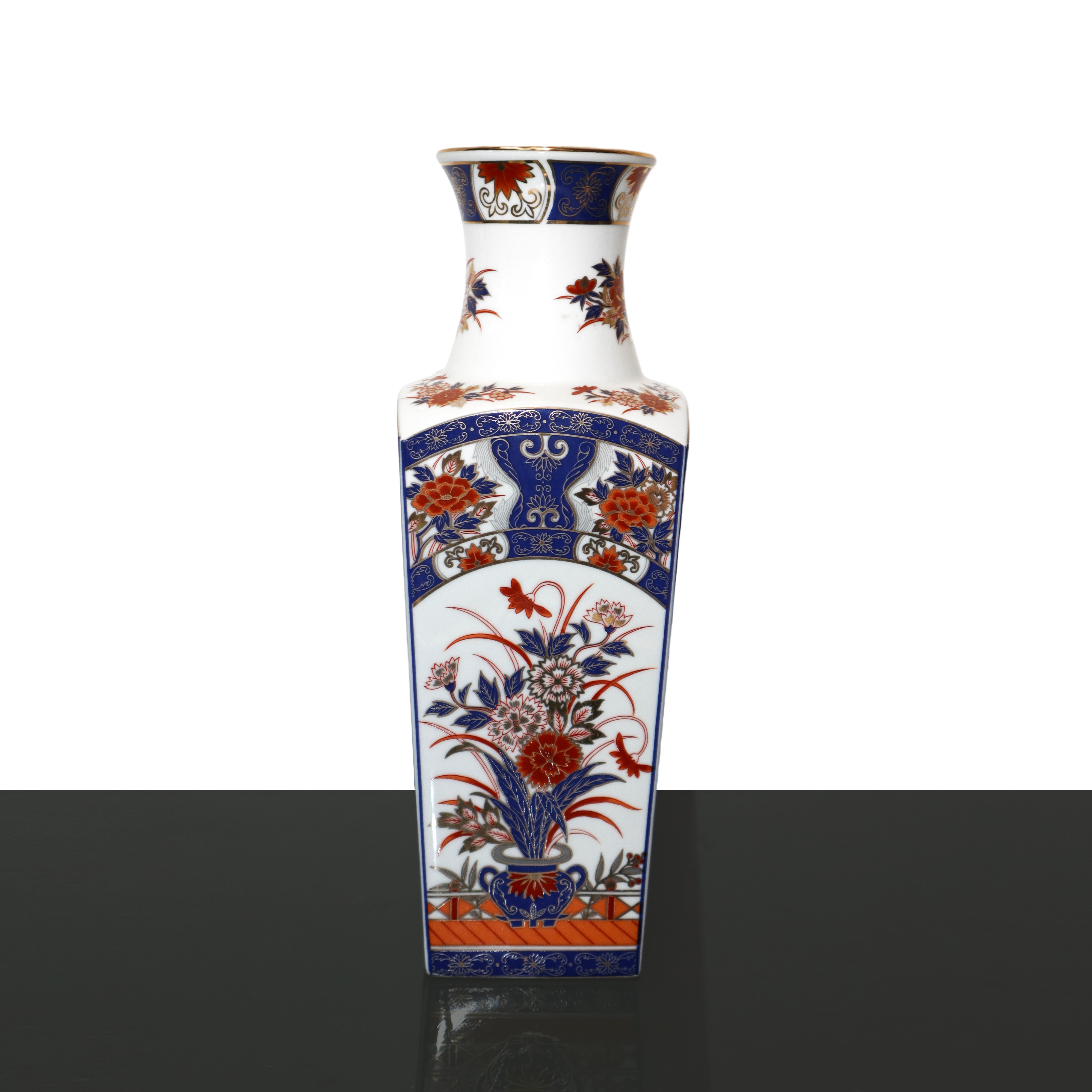 Vaso giapponese in porcellana Imari