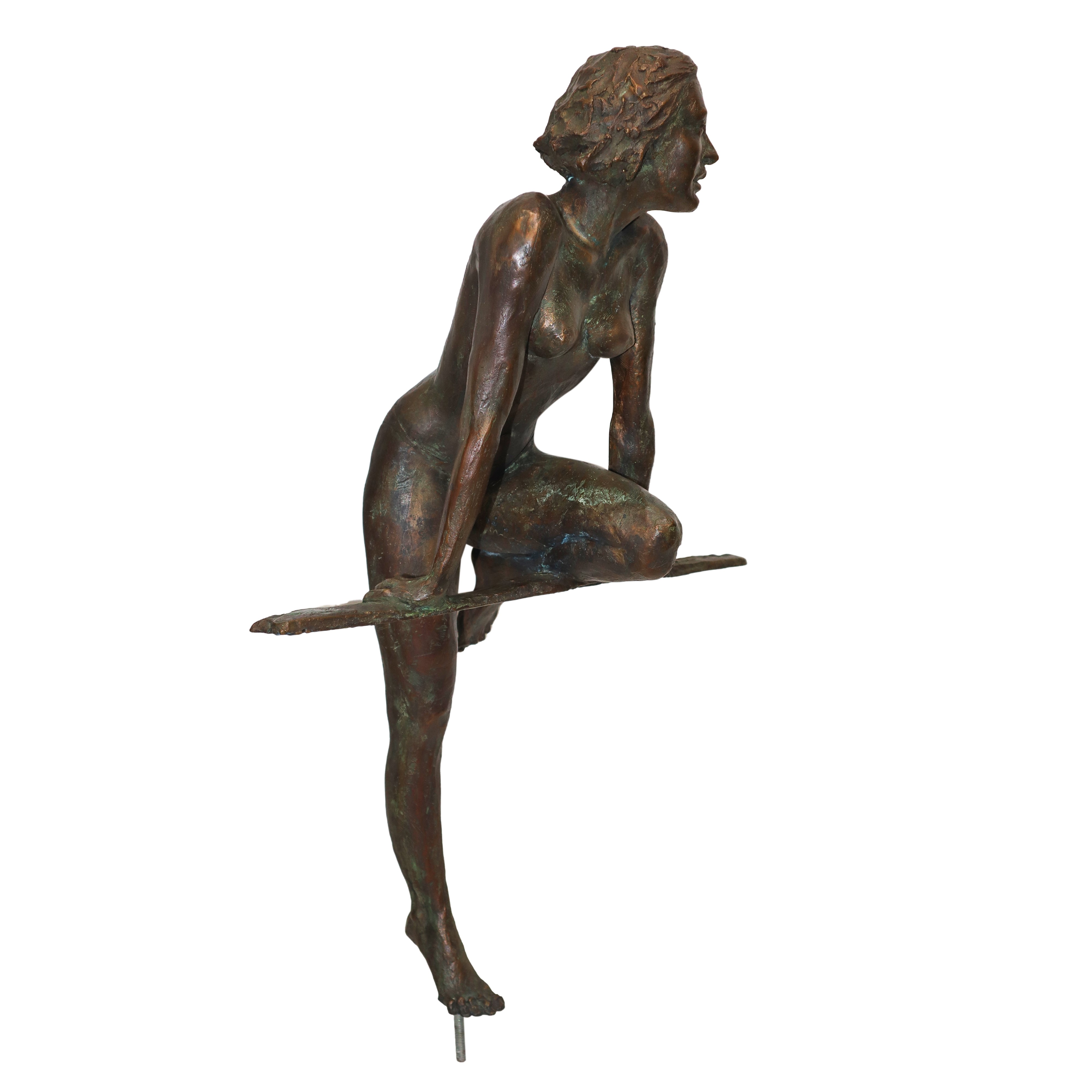 Leonardo Lucchi - Al Balcone, Scultura in Bronzo