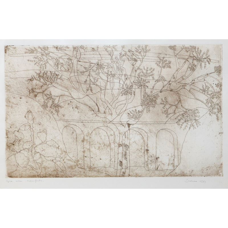 Giuseppe Sorano - Paesaggio con Ruderi