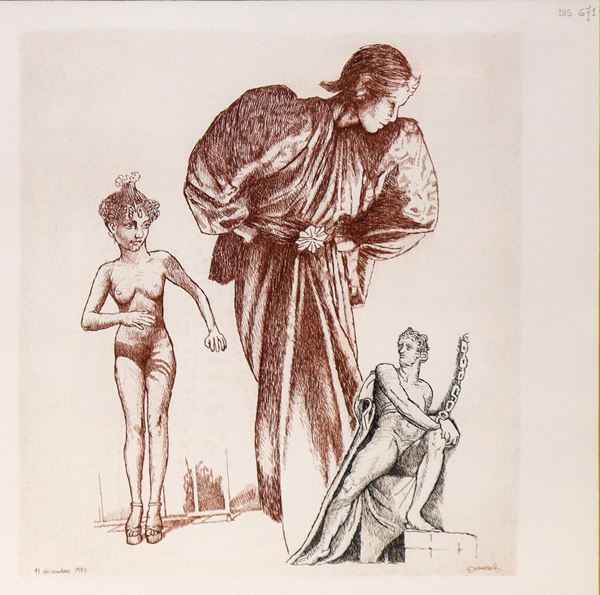 Autore anonimo del XX sec. - Senza titolo