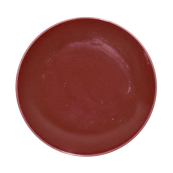 Piatto rosso Dinastia Quinq, Dao guang nian rhi