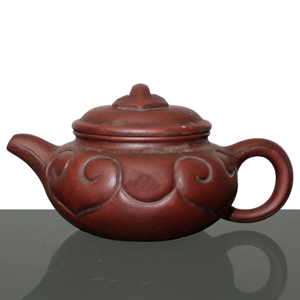 Chinese purple clay teapot Quinq dynasty