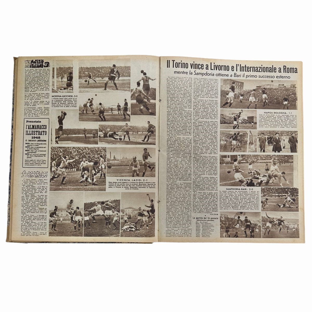 Il calcio e il ciclismo illustrato, Settembre 1947 - Agosto 1948