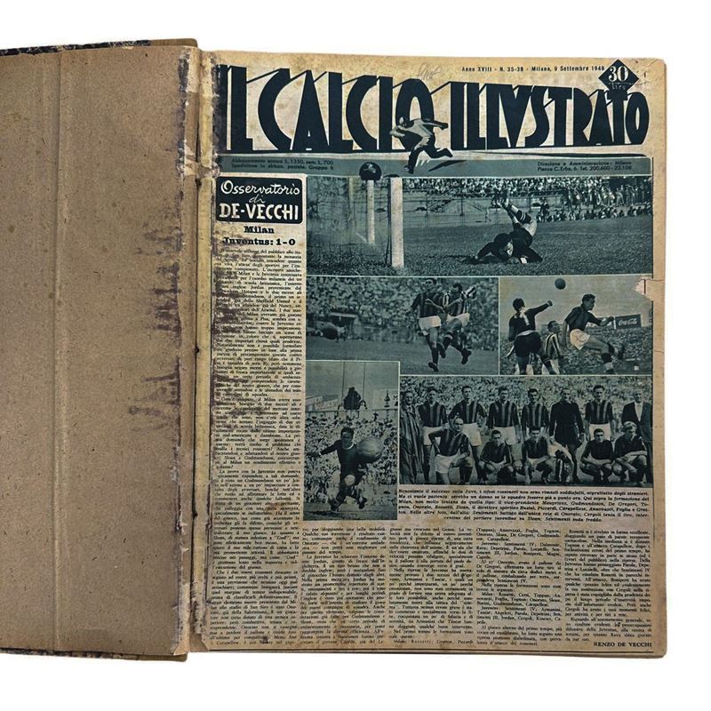 Il calcio e il ciclismo illustrato, Settembre 1948 - Luglio 1949