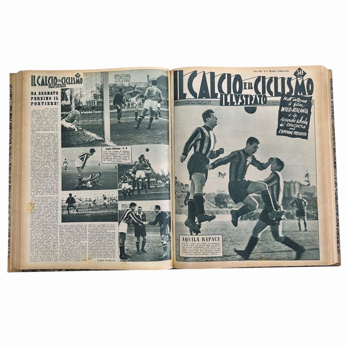 Il calcio e il ciclismo illustrato, Settembre 1952 - Luglio 1953