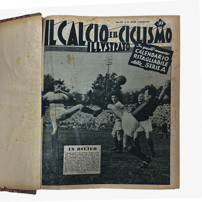 Il calcio e il ciclismo illustrato, Settembre 1954 - Agosto 1955