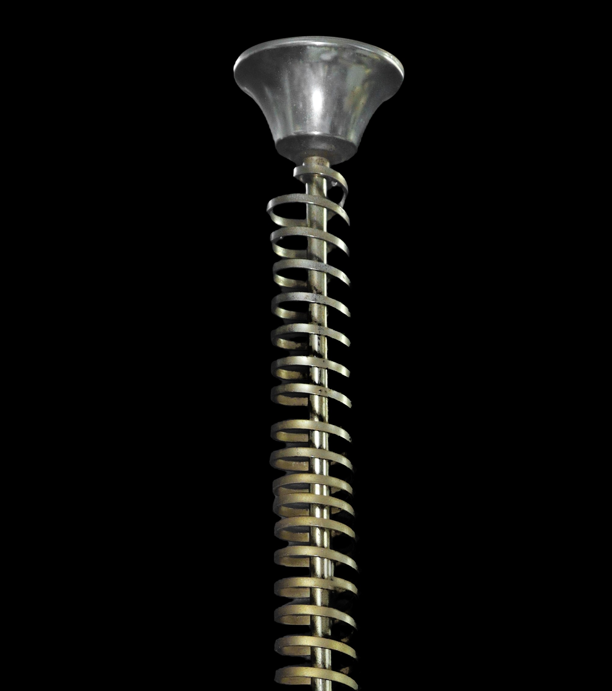 Lampadario a sospensione, monoboccia in opaline