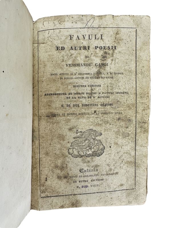 Favuli e Autri Poesii di Venerando Gangi