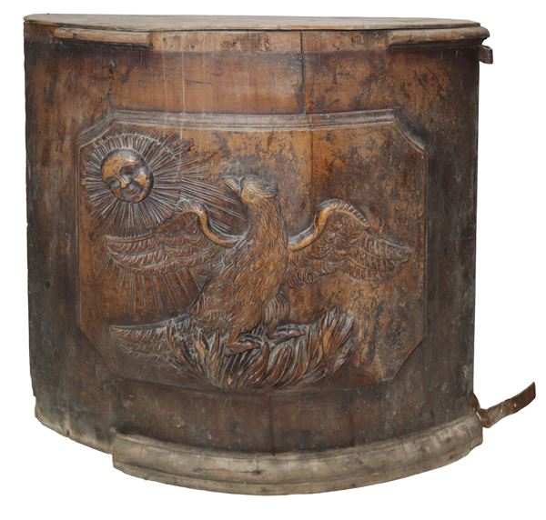 Wooden fragment, carriage or sedan chair door