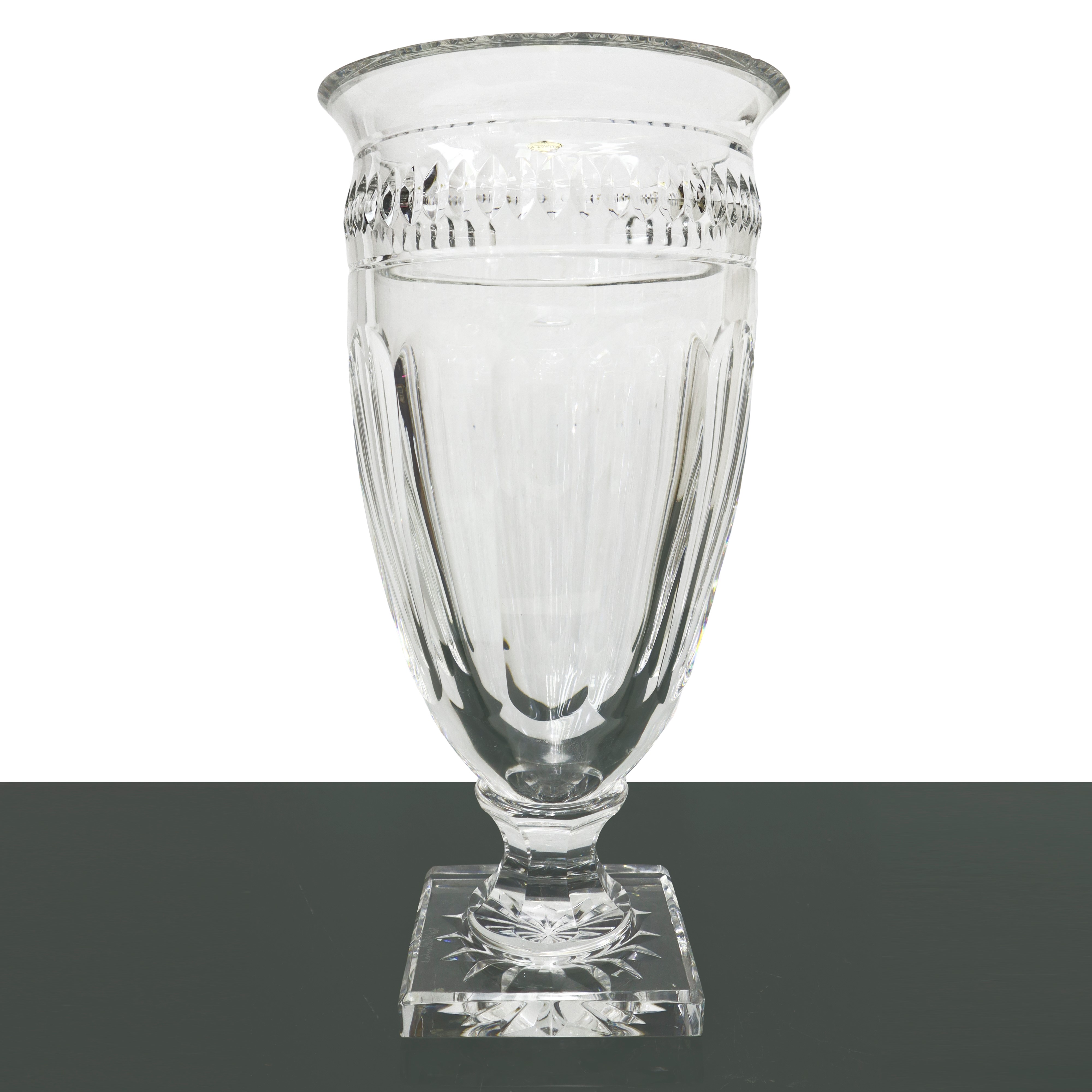 N° 2 vasi in cristallo Val Saint Lambert