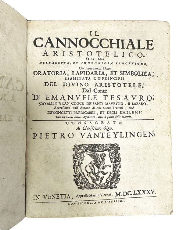 Il cannocchiale aristotelico del Conte D. Emanuele Tesauro