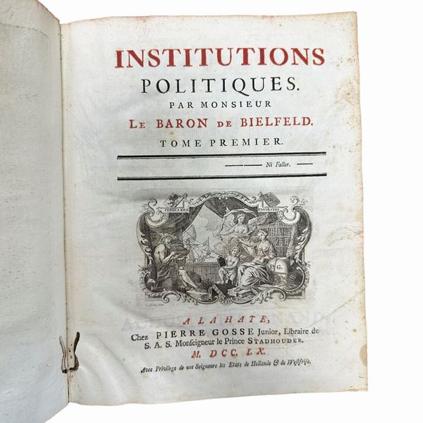 Institutions politiques. Tomo primo