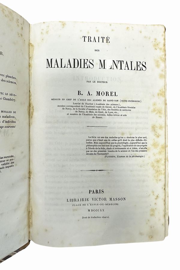 Traite' des maladies mentales