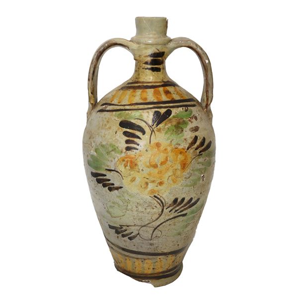 Quartara in Caltagirone majolica