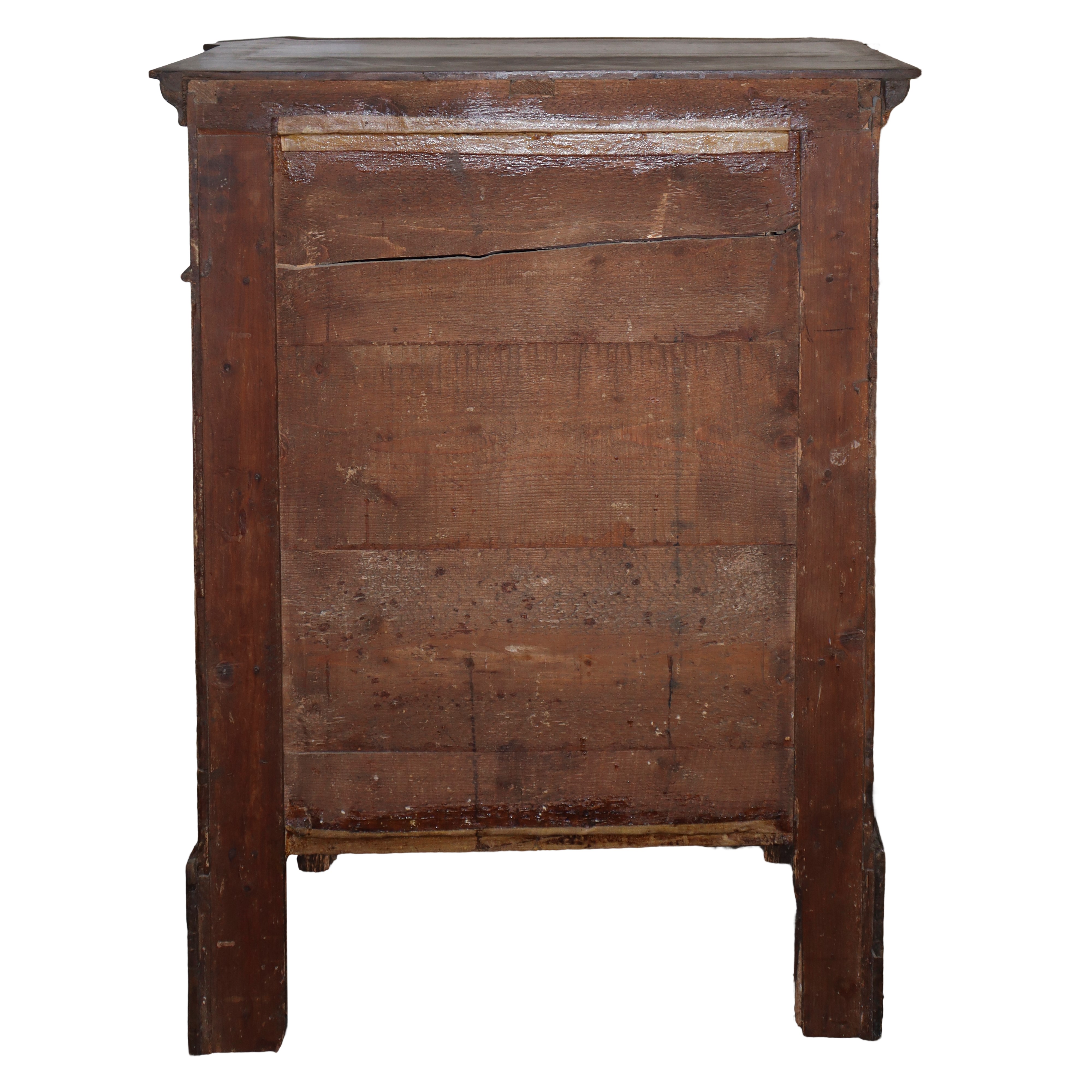Cassettone siciliano a quattro cassetti, legno di palissandro, XIX secolo