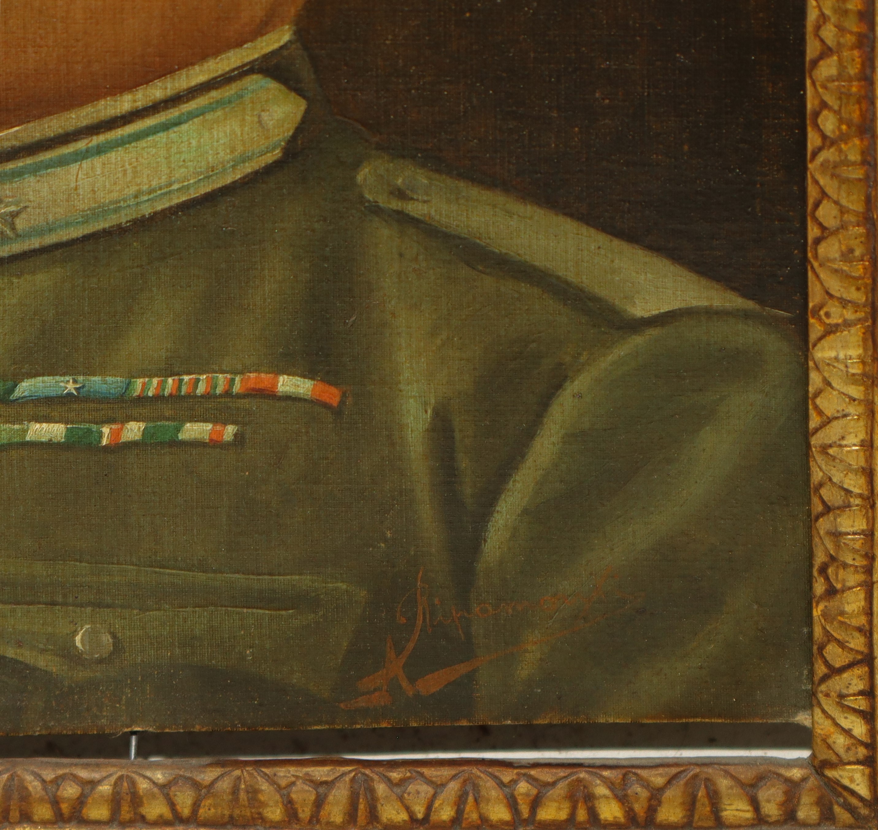 Ritratto di un militare, Prima Guerra Mondiale