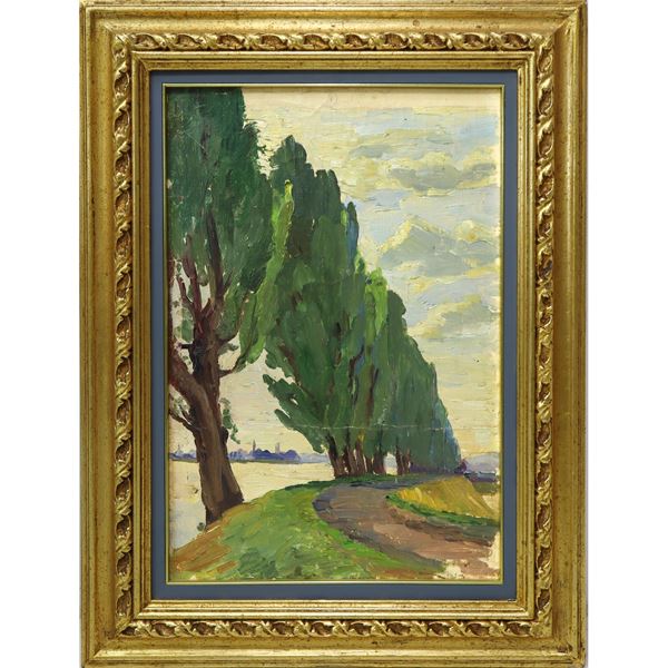 Landscape with trees