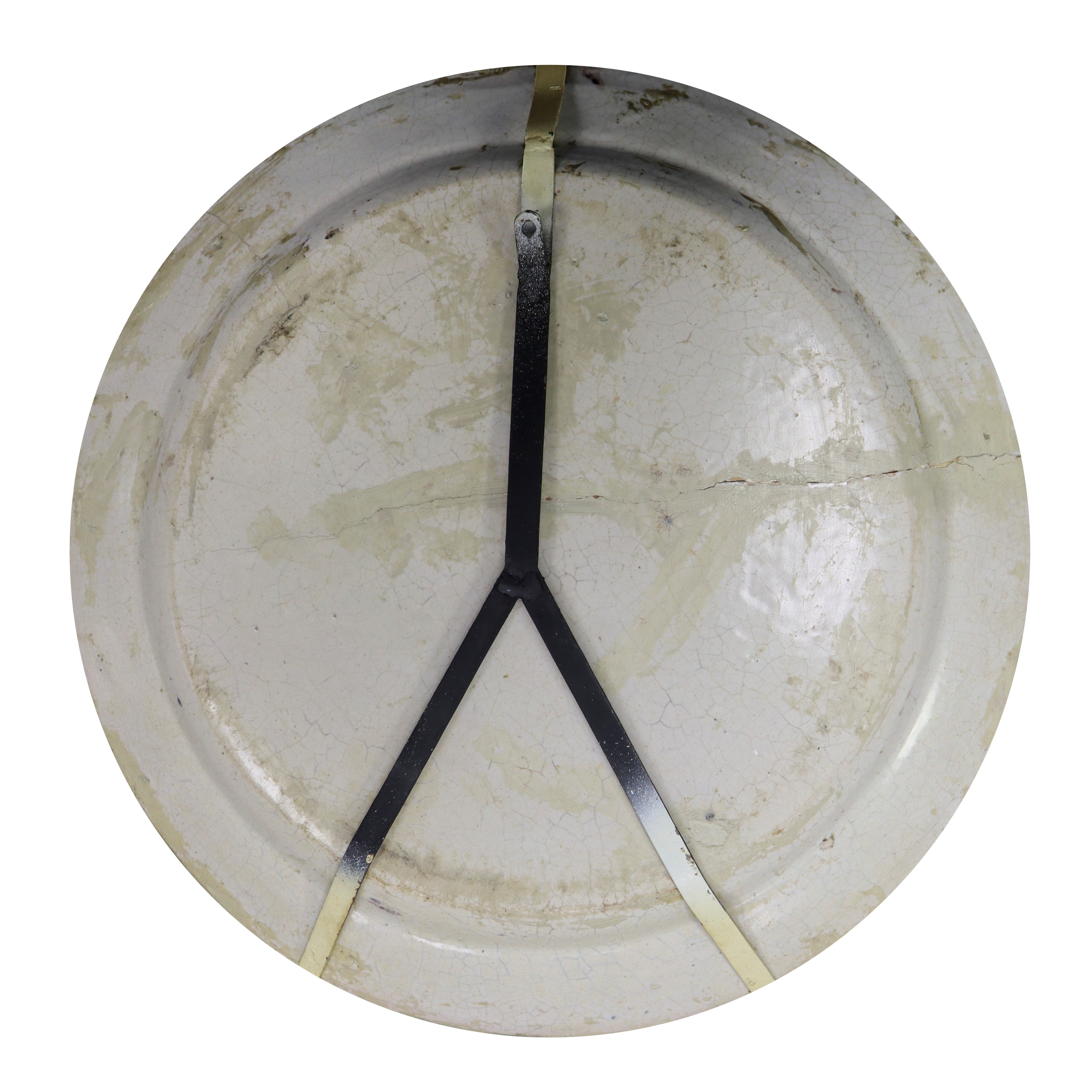 Piatto in maiolica di Caltagirone raffigurante paesaggio