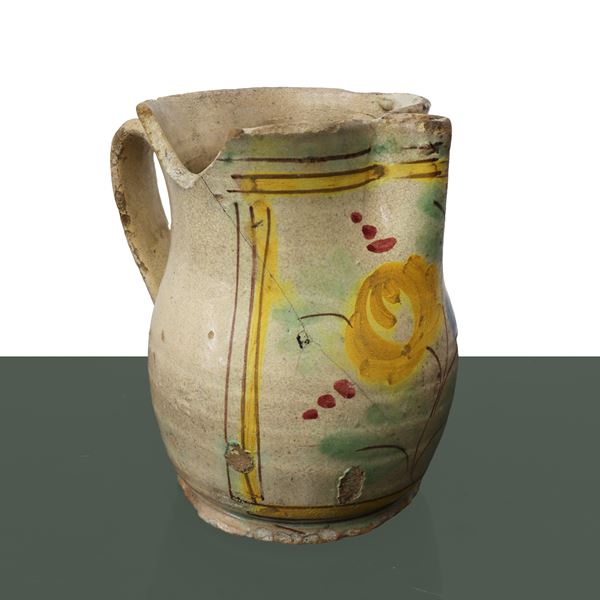 Cannata from Caltagirone, with flower design