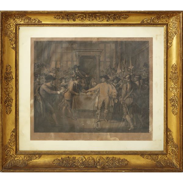 Cornice con stampa di Cromwell