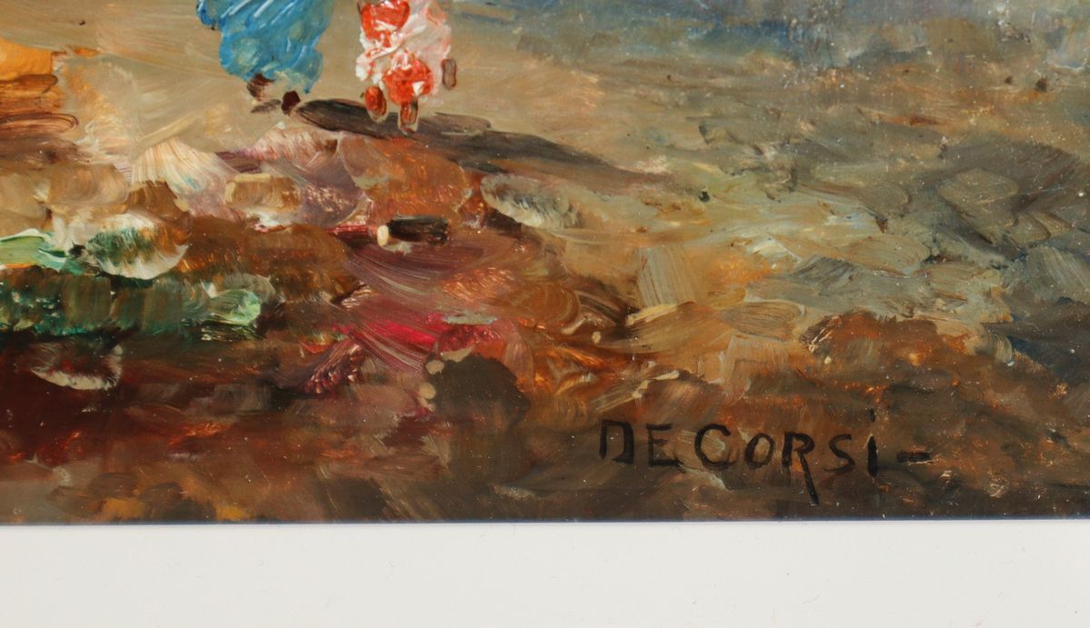 Nicolas De Corsi - Marina con Barche