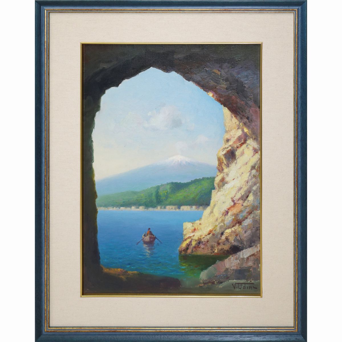 Vincenzo Udine - Veduta Dell'etna dal Mare