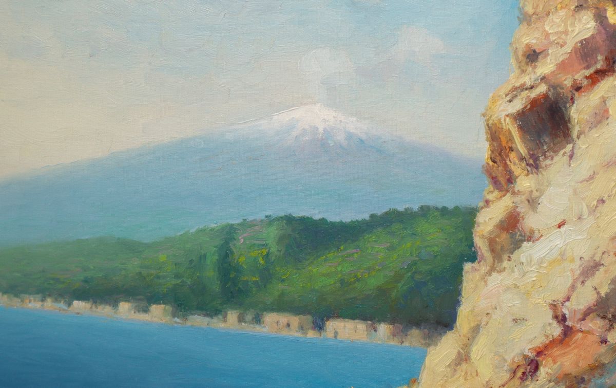 Vincenzo Udine - Veduta Dell'etna dal Mare