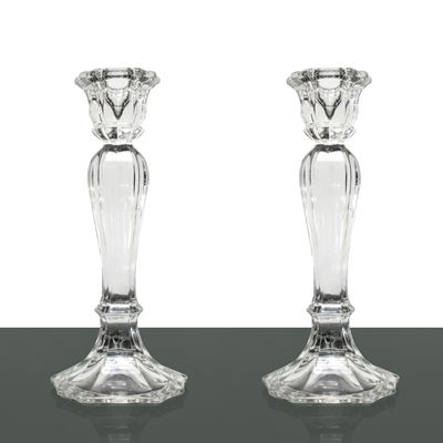 Coppia di Candelabri in Cristallo