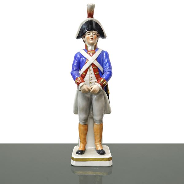 Capodimonte - Capodimonte ceramic statue of a soldier