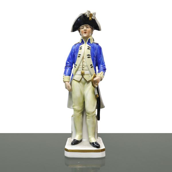 Capodimonte - Capodimonte ceramic statue of a soldier