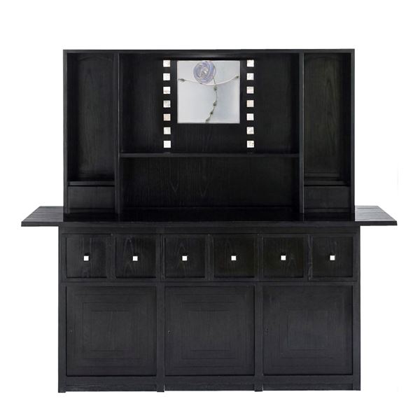 Charles Rennie Mackintosh - Sideboard by Charles Rennie Mackintosh for Cassina, in black lacquered ash
