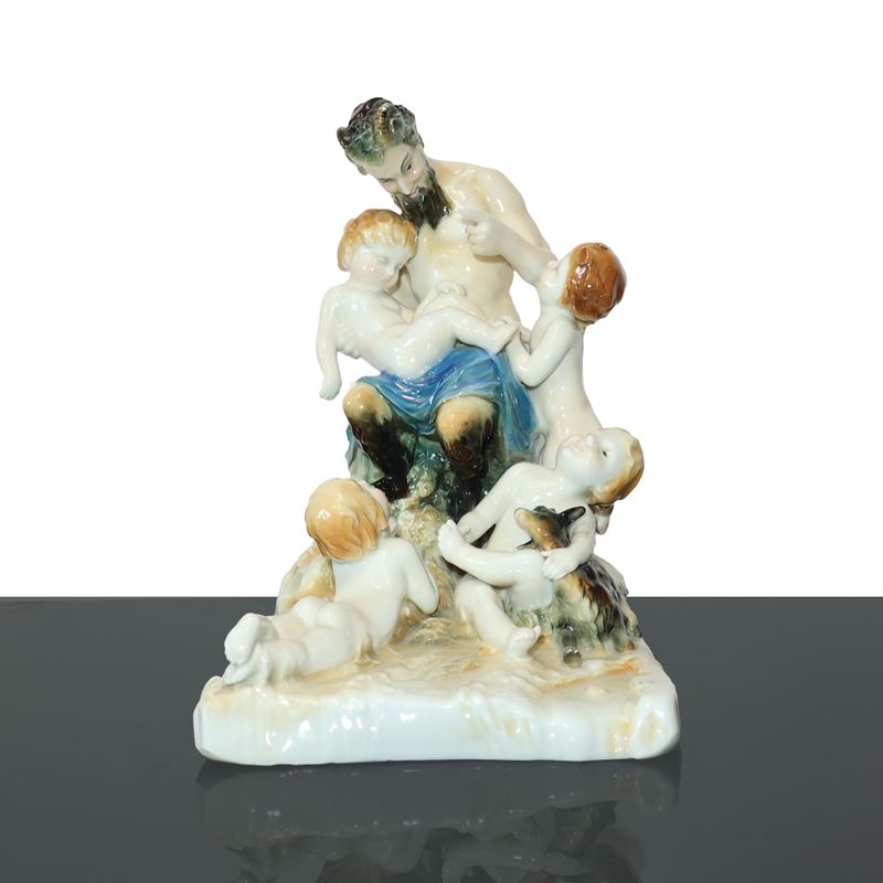 Fauno con Putti di Volkstedt (turinga)