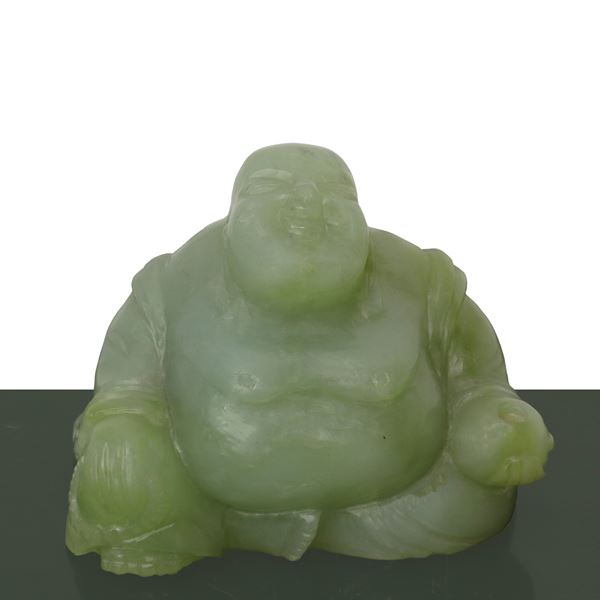 Buddha in giada verde chiaro