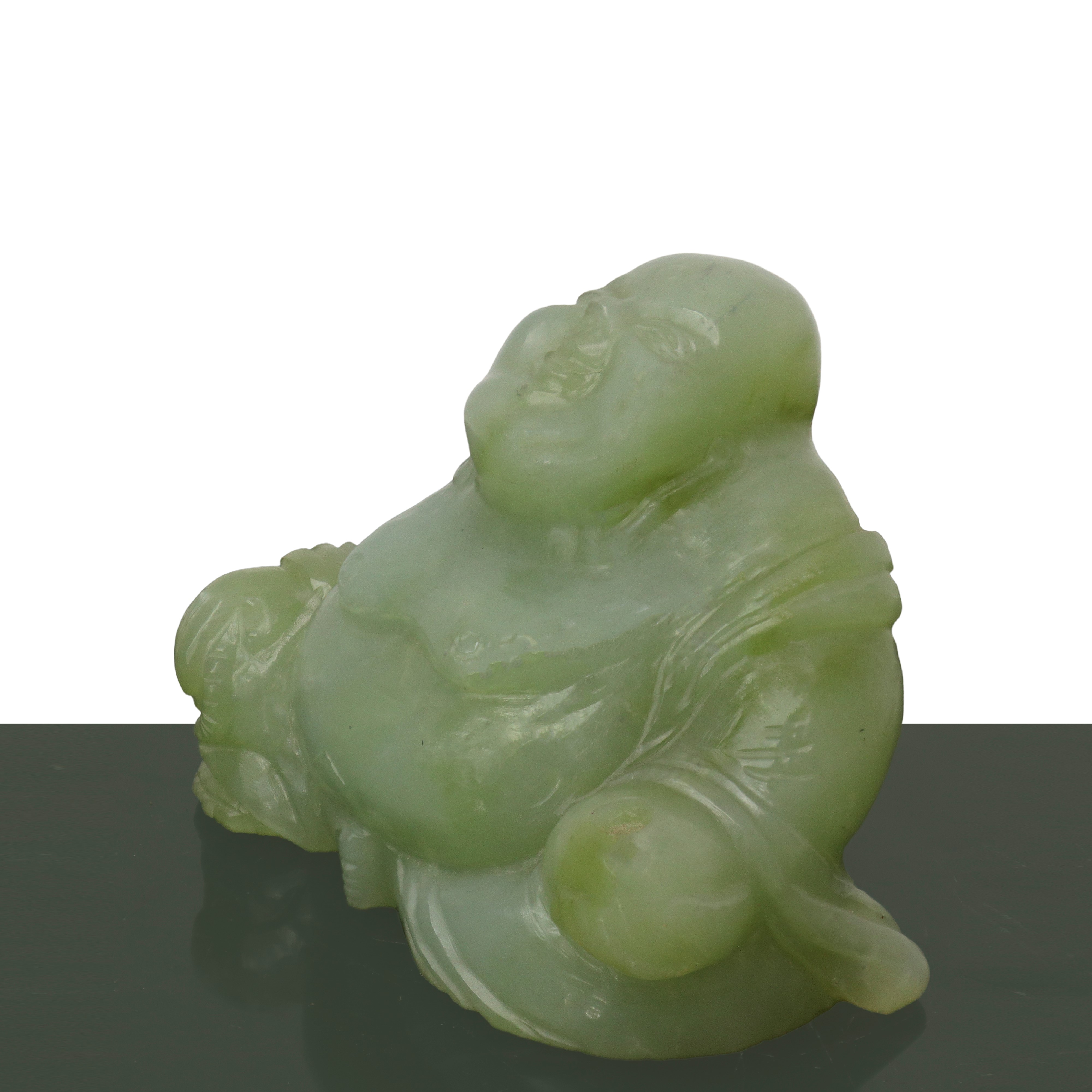 Buddha in giada verde chiaro