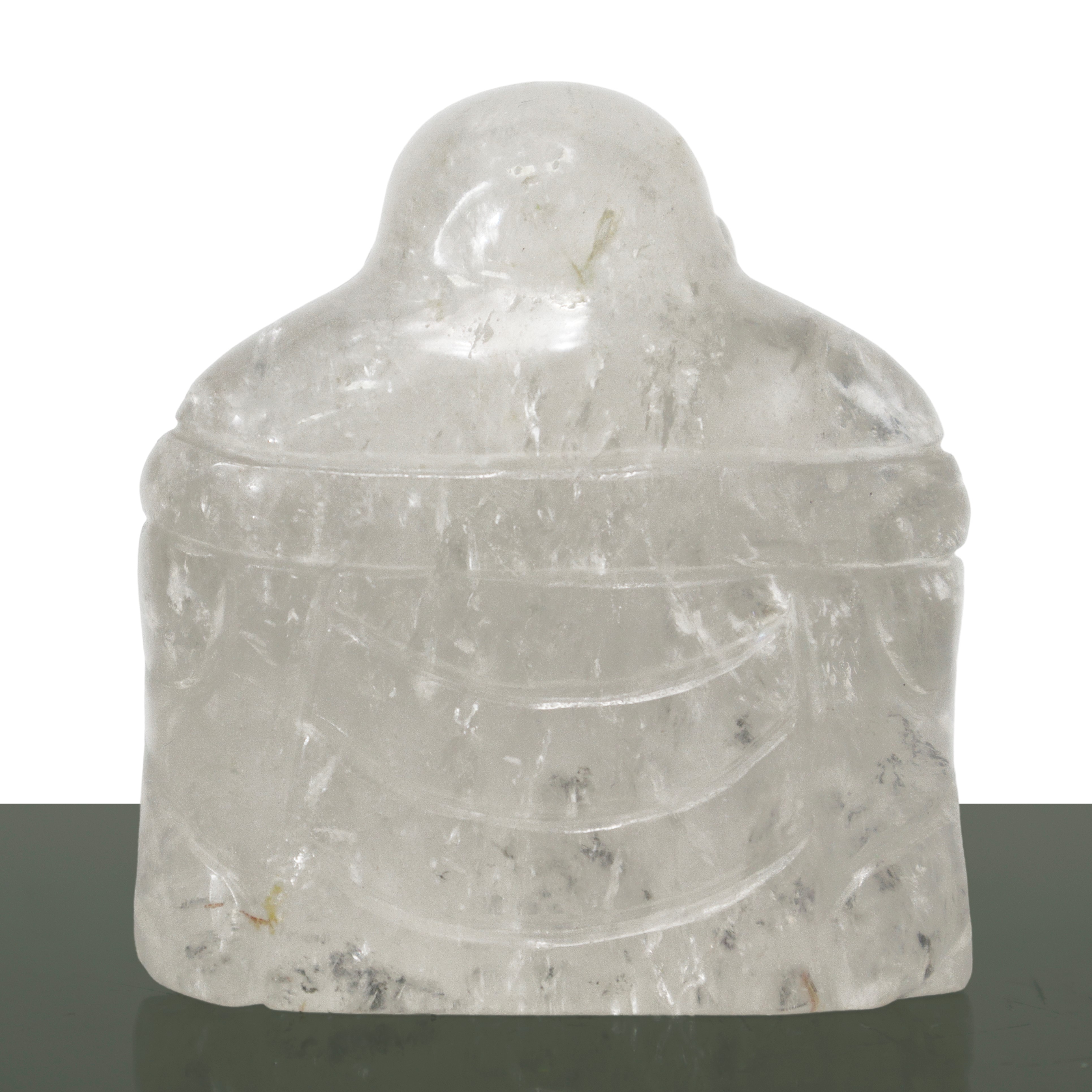 Piccolo Buddha in cristallo di rocca