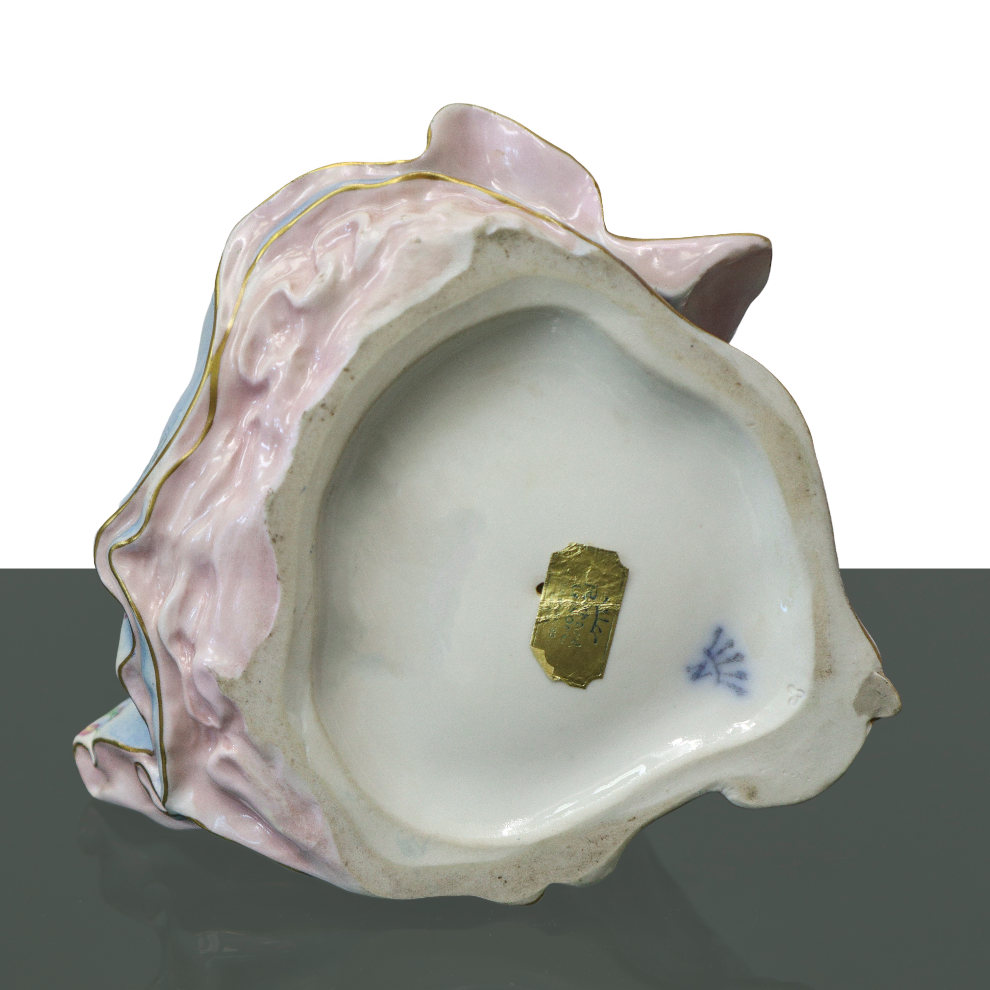 Damina in porcellana policroma