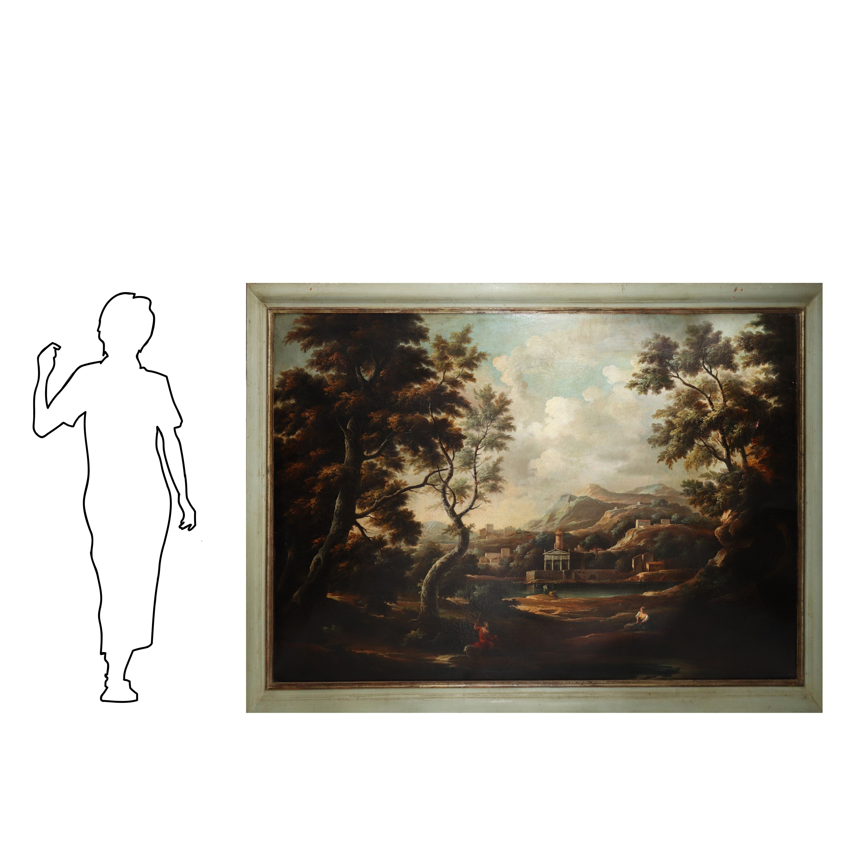 Paesaggio Valle dell'Arno presso Tivoli