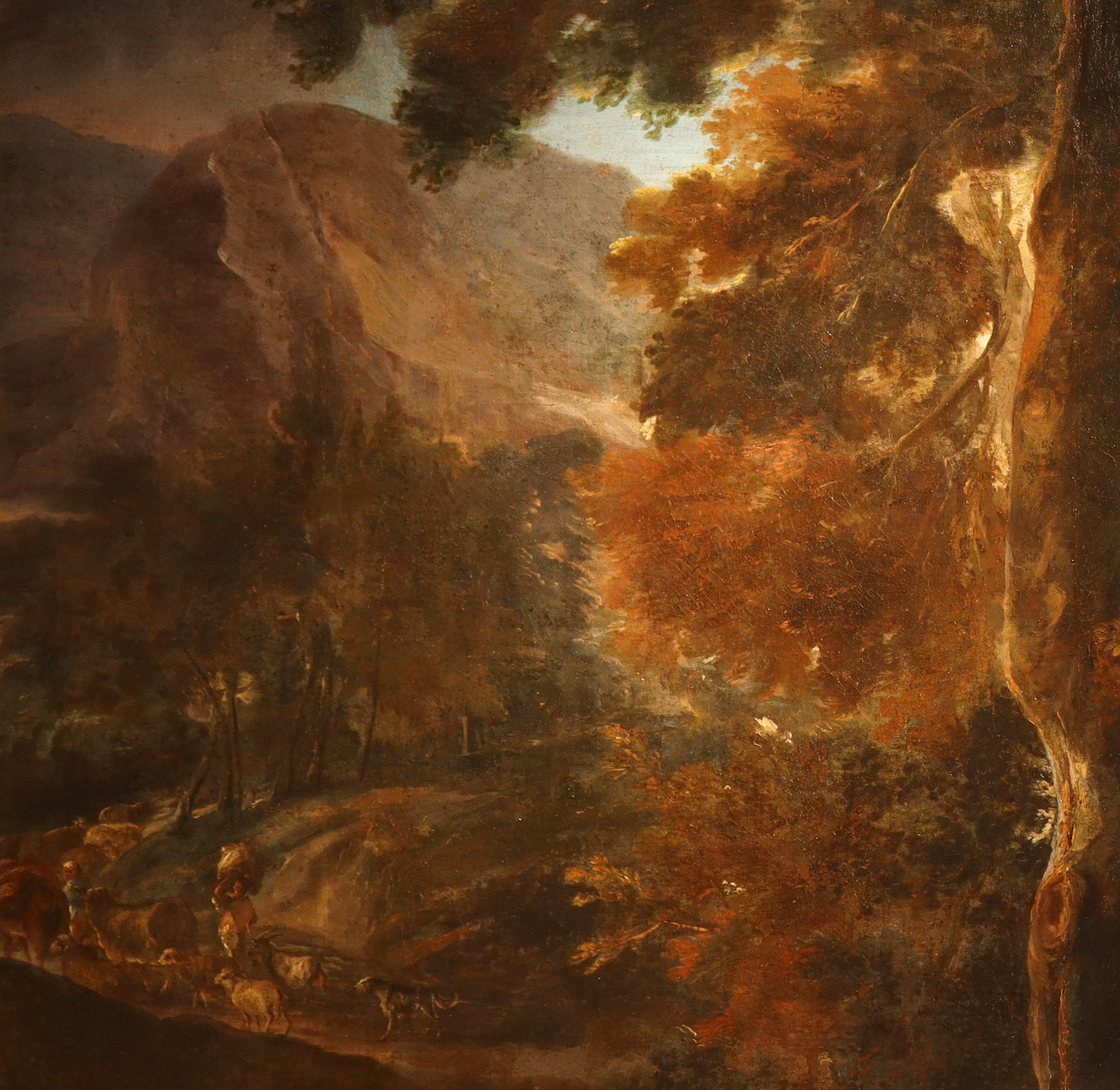 Paesaggio con personaggi