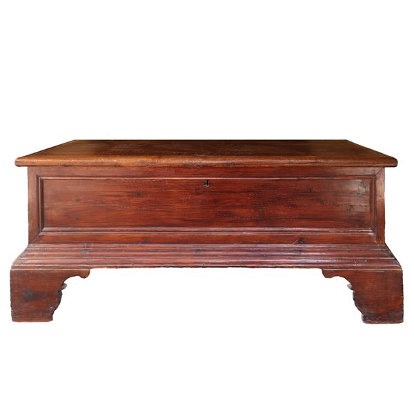 Cassapanca in legno di abete