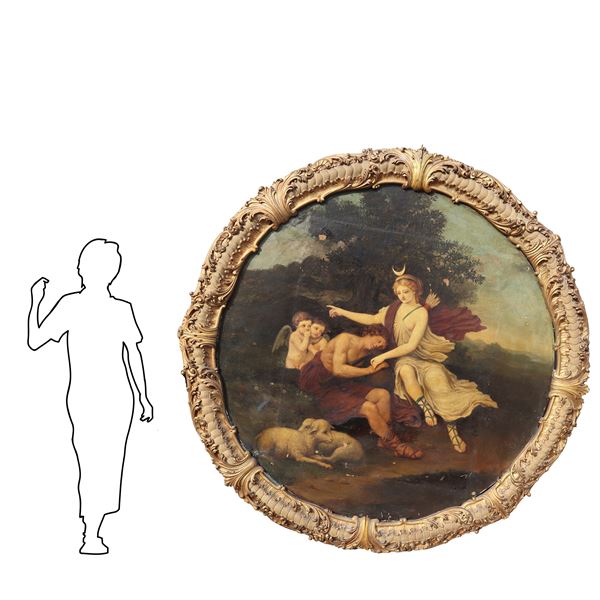Felice Torelli - Diana e Endimione, Ovale